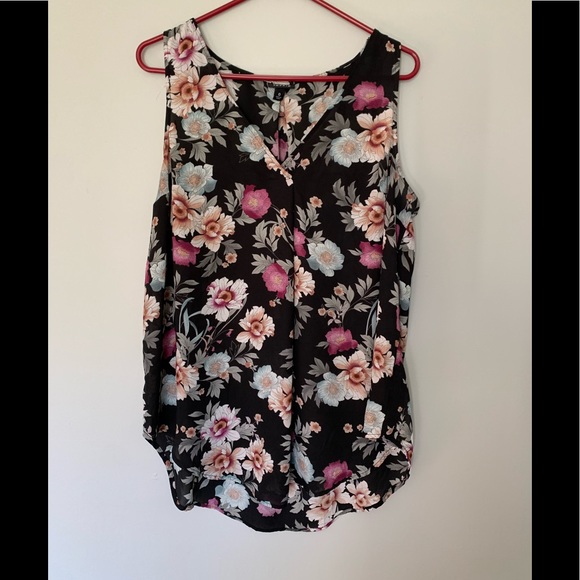 Torrid Women’s Flared Silky Sleeveless Top - Picture 1 of 4